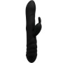 ADRIEN LASTIC Twister Vibrations- und Rotationsmassager Rabbit Schwarz