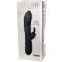 ADRIEN LASTIC Twister Vibrations- und Rotationsmassager Rabbit Schwarz