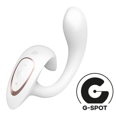 Satisfyer G for Goddess 1 Rabbit Vibrator Weiß – Doppelte G-Punkt & Klitoris Stimulation