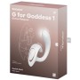 Satisfyer G for Goddess 1 Rabbit Vibrator Weiß – Doppelte G-Punkt & Klitoris Stimulation