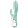 SATISFYER Air Pump Bunny 5+ Vibrator mit App, aufblasbar, grün