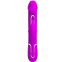 PRETTY LOVE Kampas Rabbit 3-in-1 Multifunktionsvibrator mit Zunge Fuchsia