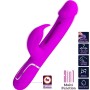 PRETTY LOVE Kampas Rabbit 3-in-1 Multifunktionsvibrator mit Zunge Fuchsia