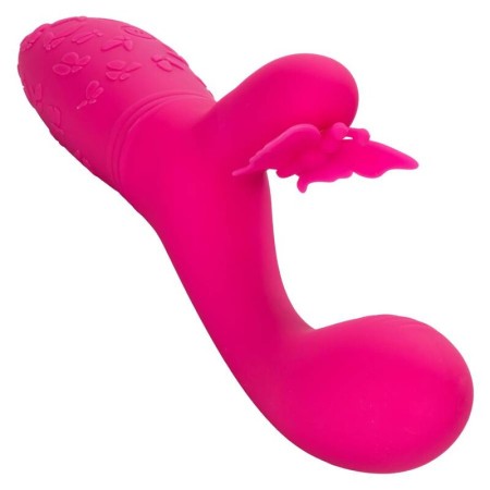 Calexotics Butterfly Kiss Flutter Rosa – Wiederaufladbarer Dual-Motor Vibrator