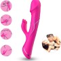 ARMONY Rabbit Vibrator aus Silikon in Fuchsia – 2x9 Vibrationsmodi, wasserdicht, USB wiederaufladbar