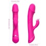 ARMONY Rabbit Vibrator aus Silikon in Fuchsia – 2x9 Vibrationsmodi, wasserdicht, USB wiederaufladbar