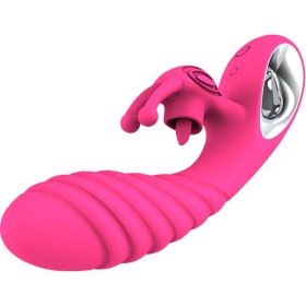 ARMONY Vicky Rabbit Vibrator mit Zungen-Pull-Ring, wasserfest, 36 Vibrationsmodi, violett