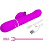 PRETTY LOVE - Rabbit Vibrator Perlen Violett mit 7 Vibrationsmodi