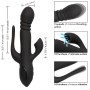 CalExotics Triple Euphoria Vibrator Schwarz – Leistungsstarker Dreifach-Massagegerät