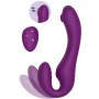 XOCOON 2-in-1 Strapless Strap-On Vibrator mit Fernbedienung, Lila
