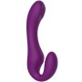 XOCOON 2-in-1 Strapless Strap-On Vibrator mit Fernbedienung, Lila