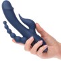 CalExotics Triple Orgasmo Vibrator – Blau, Leistungsstarker 3-in-1 Massagestab