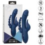 CalExotics Triple Orgasmo Vibrator – Blau, Leistungsstarker 3-in-1 Massagestab