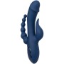 CalExotics Triple Orgasmo Vibrator – Blau, Leistungsstarker 3-in-1 Massagestab