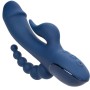 CalExotics Triple Orgasmo Vibrator – Blau, Leistungsstarker 3-in-1 Massagestab