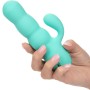 CalExotics Del Mar Diva Rabbit Vibrator in Aqua Grün – Leistungsstarker Dual-Stimulator