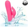 CALEXOTICS Sacramento Sweetie Rabbit Vibrator Pink – Dualer, wasserdichter Silikonstimulator