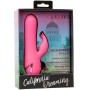 CALEXOTICS Sacramento Sweetie Rabbit Vibrator Pink – Dualer, wasserdichter Silikonstimulator