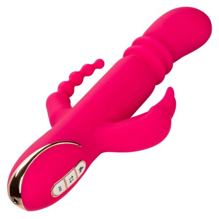 CALEXOTICS - Jack Fantasy Triple Vibrator Erwärmbarer Rabbit Pink