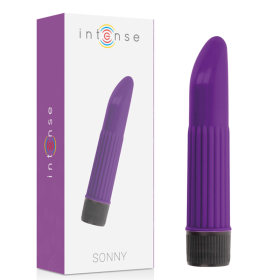 INTENSE - Sonny Lilafarbener Vibrator mit 13,5 cm gebogenem Schaft
