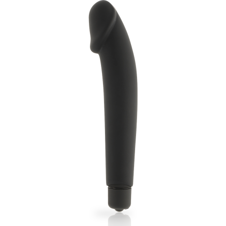 DOLCE VITA Realistischer schwarzer Silikon-Vibrator