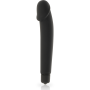 DOLCE VITA Realistischer schwarzer Silikon-Vibrator