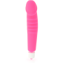 DOLCE VITA Realistic Pleasure Vibrator aus rosa Silikon