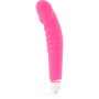 DOLCE VITA Realistic Pleasure Vibrator aus rosa Silikon