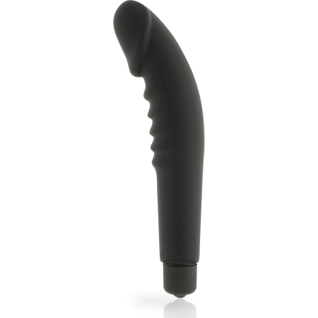 DOLCE VITA - Realistischer Genuss Vibrator aus schwarzem Silikon
