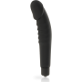 DOLCE VITA - Realistischer Genuss Vibrator aus schwarzem Silikon