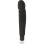 DOLCE VITA - Realistischer Genuss Vibrator aus schwarzem Silikon