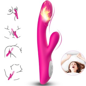 ARMONY SPARK Vibrator mit Wärmeeffekt, Fuchsia – Silikon & ABS, 18 Vibrationsmodi, USB Wiederaufladbar