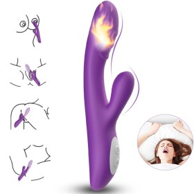 ARMONY SPARK Vibrator mit Wärmeeffekt, violett – 18 Vibrationsmodi, wasserdicht, USB-aufladbar