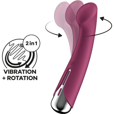 SATISFYER Spinning G-Spot 1 Rotationsvibrator Rotierend Rot