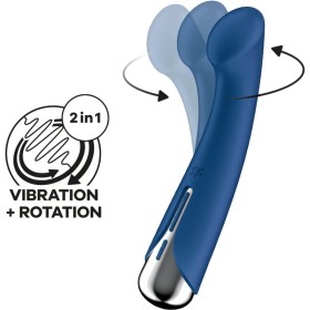 SATISFYER Spinning G-Spot 1 Vibrator Rotator Blau