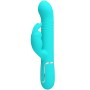 PRETTY LOVE Coale Rabbit Vibrator mit Perlen in Aqua Grün
