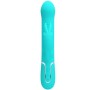 PRETTY LOVE Coale Rabbit Vibrator mit Perlen in Aqua Grün
