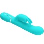 PRETTY LOVE Coale Rabbit Vibrator mit Perlen in Aqua Grün