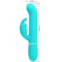 PRETTY LOVE Coale Rabbit Vibrator mit Perlen in Aqua Grün