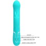 PRETTY LOVE Coale Rabbit Vibrator mit Perlen in Aqua Grün