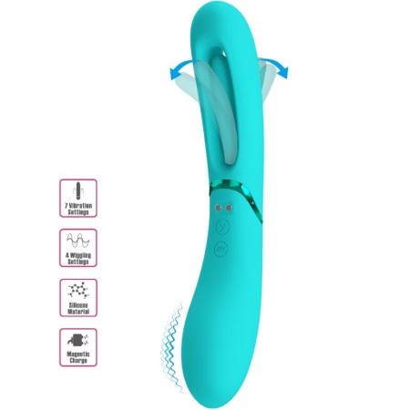 ROMANCE Lexie G-Punkt Vibrator mit 7 Vibrationsmodi, Blau