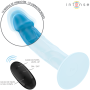 INTENSE - PHOEBE Realistischer Vibrator mit 10 Vibrationsmodi, Blau, Fernbedienung