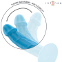INTENSE - PHOEBE Realistischer Vibrator mit 10 Vibrationsmodi, Blau, Fernbedienung