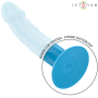 INTENSE - PHOEBE Realistischer Vibrator mit 10 Vibrationsmodi, Blau, Fernbedienung
