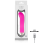 DOLCE VITA - Wiederaufladbarer Vibrator Two Rosa mit 7 Geschwindigkeiten