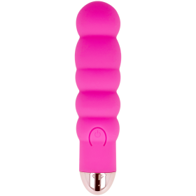 DOLCE VITA - Wiederaufladbarer Vibrator Six Rosa mit 7 Vibrationsmodi