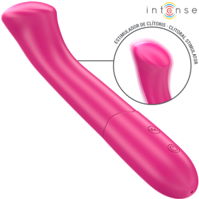 INTENSE - PATY Vibrator 19 cm flexibel mit 10 Vibrationsmodi, Modell 2, Rosa