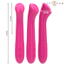 INTENSE - PATY Vibrator 19 cm flexibel mit 10 Vibrationsmodi, Modell 2, Rosa