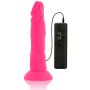 DIVERSIA Realistischer Flexibler Vibrationsdildo Pink 23 cm - Ø 4,3 cm