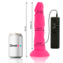 DIVERSIA Realistischer Flexibler Vibrationsdildo Pink 23 cm - Ø 4,3 cm